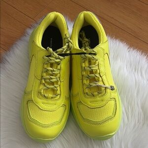 Rebecca Minkoff Flourescent Yellow Sneakers